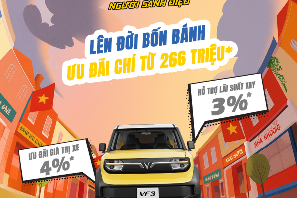 VF 3 - MẪU XE LÝ TƯỞNG CỦA MỌI NHÀ