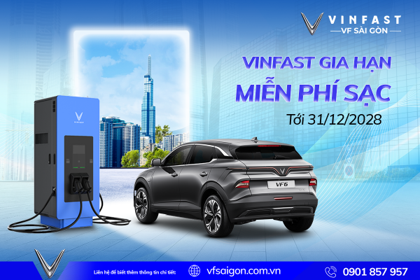 ⚡ VINFAST CHÍNH THỨC GIA HẠN MIỄN PHÍ SẠC ĐẾN HẾT T12/2028 ⚡