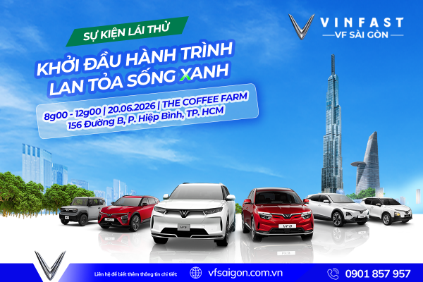 [SỰ KIỆN LÁI THỬ] KHỞI ĐẦU HÀNH TRÌNH, LAN TỎA SỐNG XANH