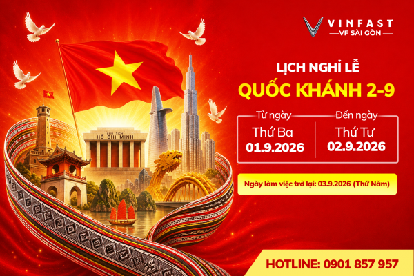 📢 [THÔNG BÁO] LỊCH NGHỈ LỄ QUỐC KHÁNH 2/9 🇻🇳