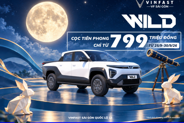 VF WILD – GIÁ SAU ƯU ĐÃI CỌC TIÊN PHONG TỪ 799 TRIỆU ĐỒNG